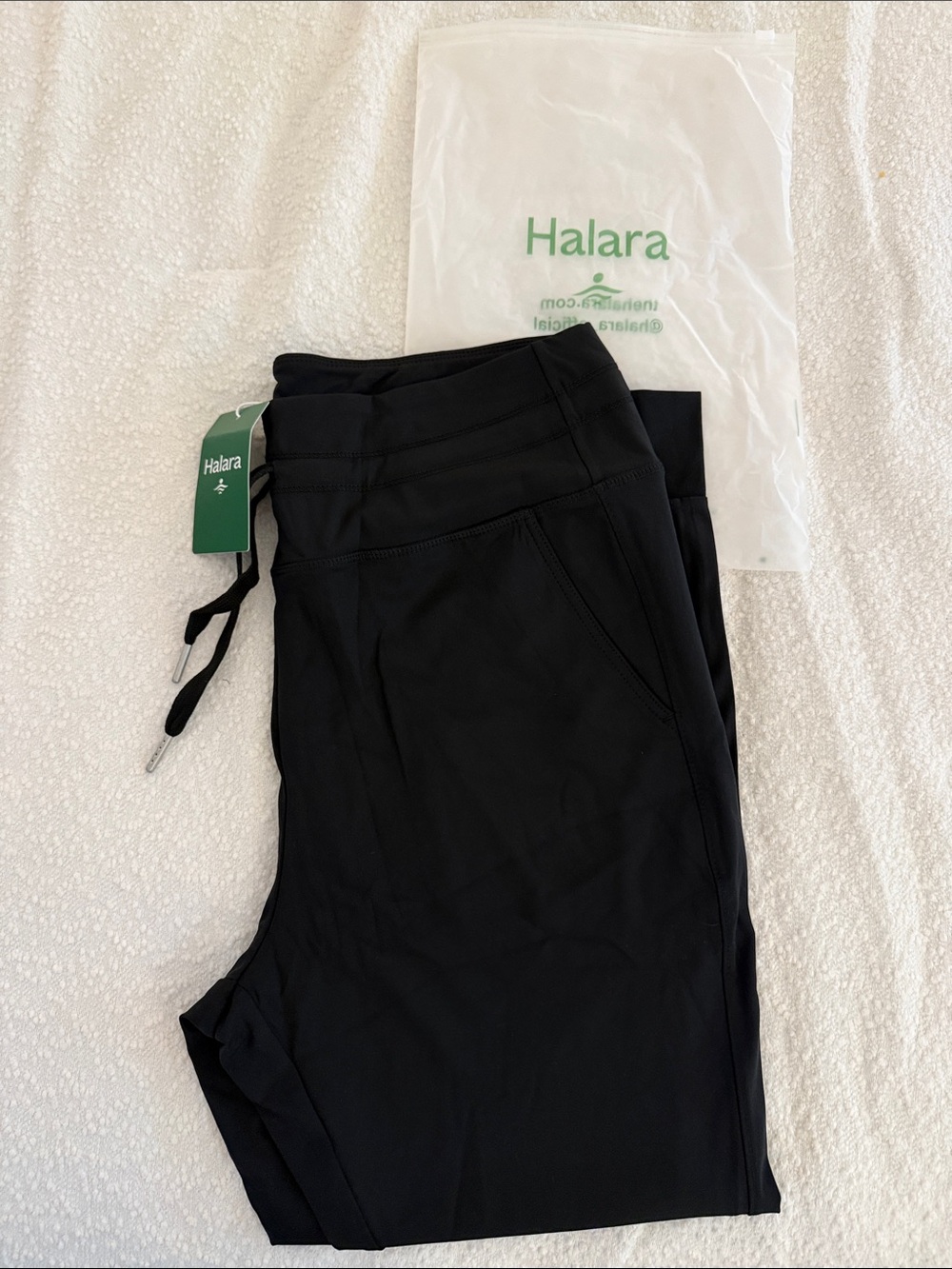 NWT! HALARA Black Performance Joggers